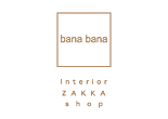 インテリア雑貨 bana bana ロゴ